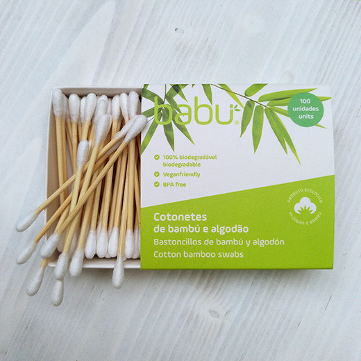 Cotonetes em Bambu