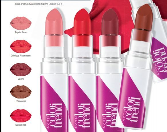 Batom Avon Kiss and Go