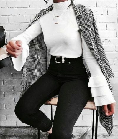 Social Outfit tons cinza