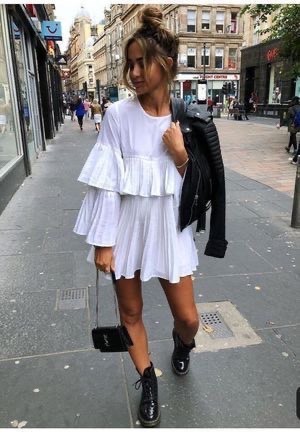 Social Outfit com vestido branco 