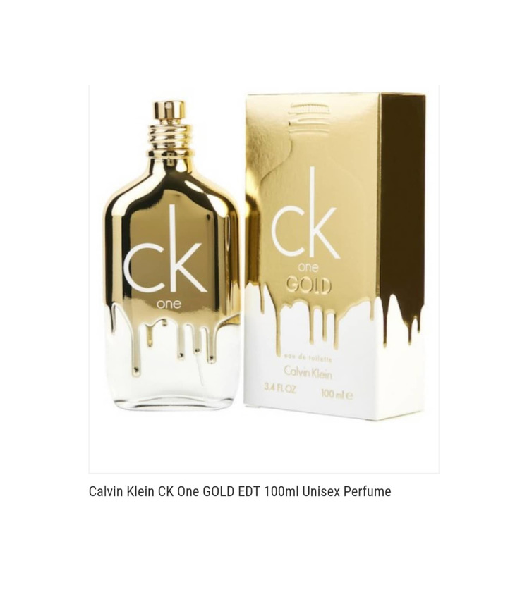 Product CK One Golde by Calvin klein