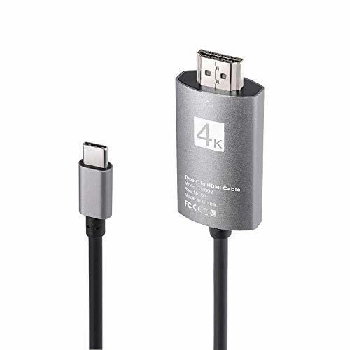 CAMWAY - Cable adaptador de USB C a HDMI 4K