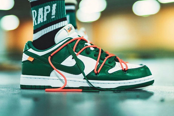 Social Nike SB Dunk x Off-White Pine Green