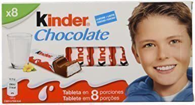 Social Kinder Chocolate Barritas de Chocolate con Leche