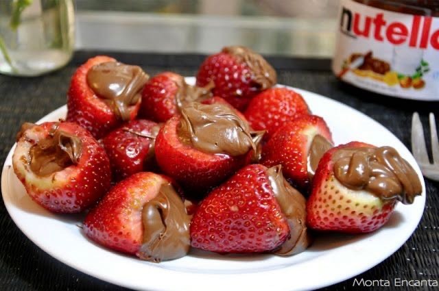 Social Morangos com Nutella