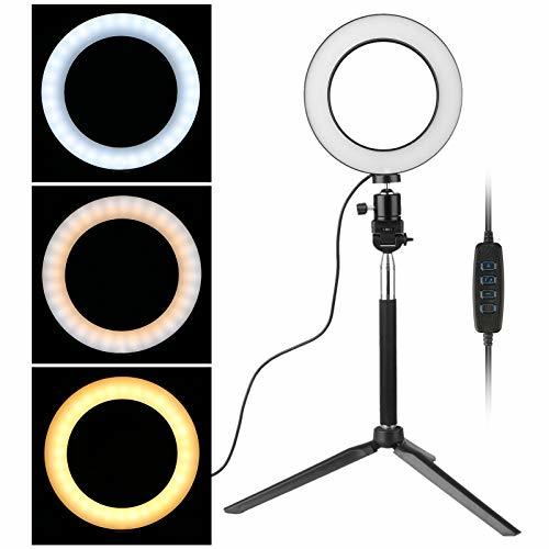 Electrónica EEEKit 8"LED Selfie Belleza Anillo de Maquillaje luz con Soporte de trípode