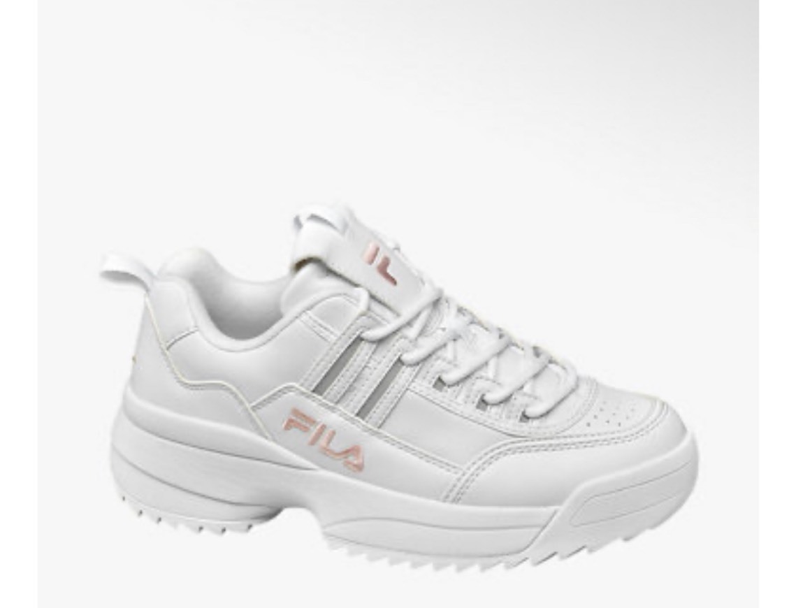 Product Fila Mujer Disruptor II Ice Leather Synthetic White Peony Entrenadores 39.5 EU