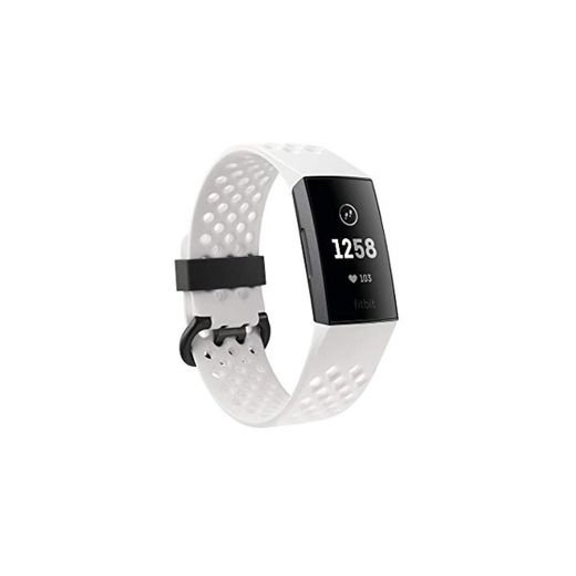 Fitbit Charge 3 Pulsera Avanzada de Salud y Actividad física, Unisex-Adult, Grafito
