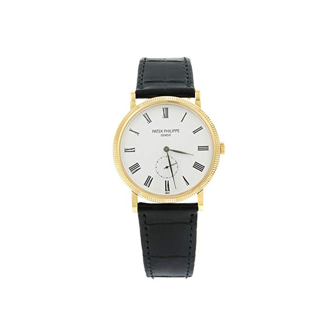 Social Patek Philippe Calatrava Reloj Blanco de 18 Quilates para Hombre Blanco con