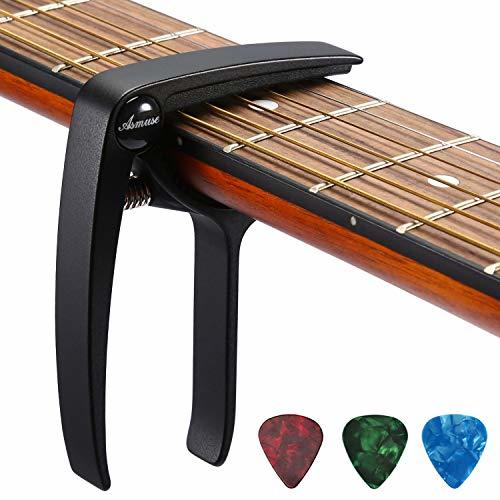 Product Asmuse Trigger Cejilla Guitarra Electricas Skeleton Capo para Guitarra Española Acustica Folk