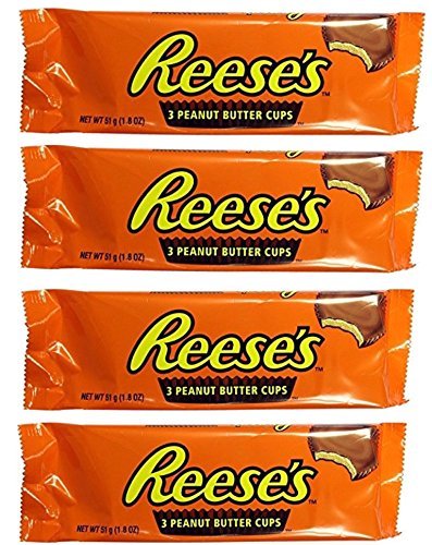 Producto (4x51g) Hershey's Reese's 3 peanut butter cup al La mantequilla de maní