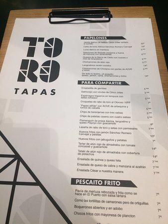 Toro Tapas El Puerto