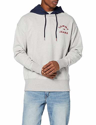 Places Tommy Hilfiger TJM Contrast Hood Hoodie Jersey de Deporte, Gris