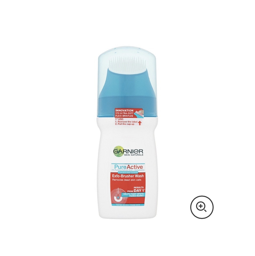 Products Gel de Limpeza Facial Pure Active Exfo-Brusher da Garnier 