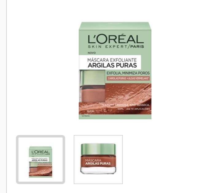 Products Máscara Argila Pura