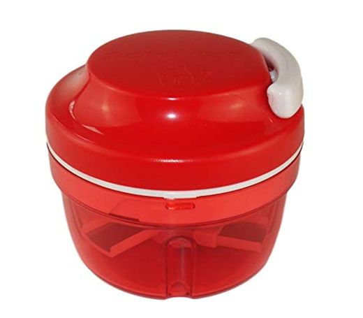 Tupperware Turbo de chef Cortador de cebolla Chef Speedy Boy Rojo 10124