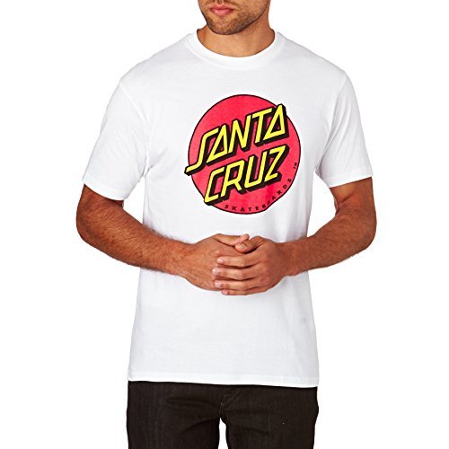 Moda Camiseta Santa Cruz Classic Dot Blanco