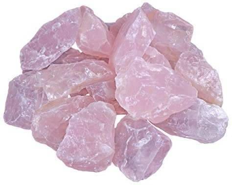 Pedra cristal quartzo rosa mineral