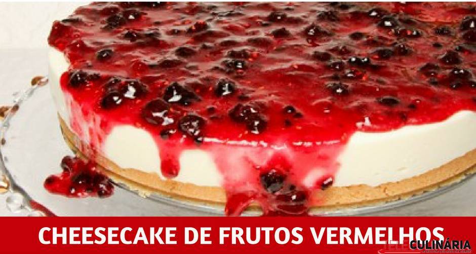 Fashion Cheesecake frutos vermelhos