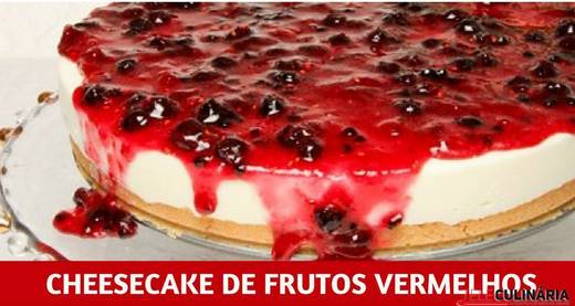 Cheesecake frutos vermelhos