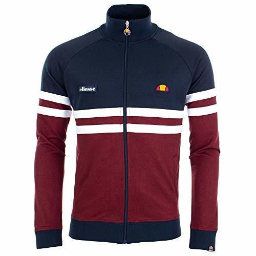 Ellesse Rimini Track Top Navy/Burgundy XS