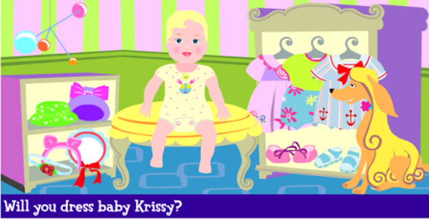 Moda Barbie: Let's Baby-Sit Baby Krissy | NuMuKi