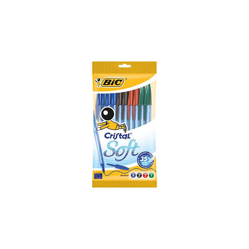 Product BIC Cristal Soft - Estuche de 10 bolígrafos