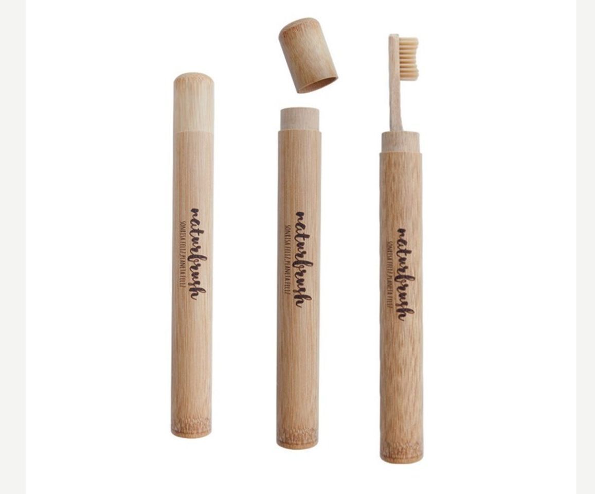 Social Estuche de Bambú Eco para cepillos de dientes