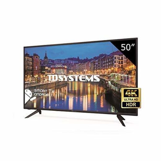 TD Systems K50DLH8US - Televisor Led 50 Pulgadas Ultra HD 4K Smart