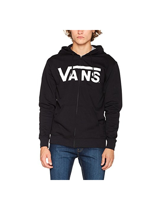 Fashion Vans Herren Classic Zip Hoodie Kapuzenpullover, Schwarz