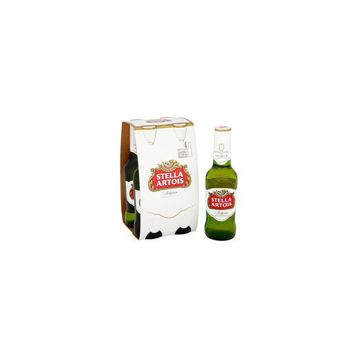 Botellas Stella Artois 4 x 284ml