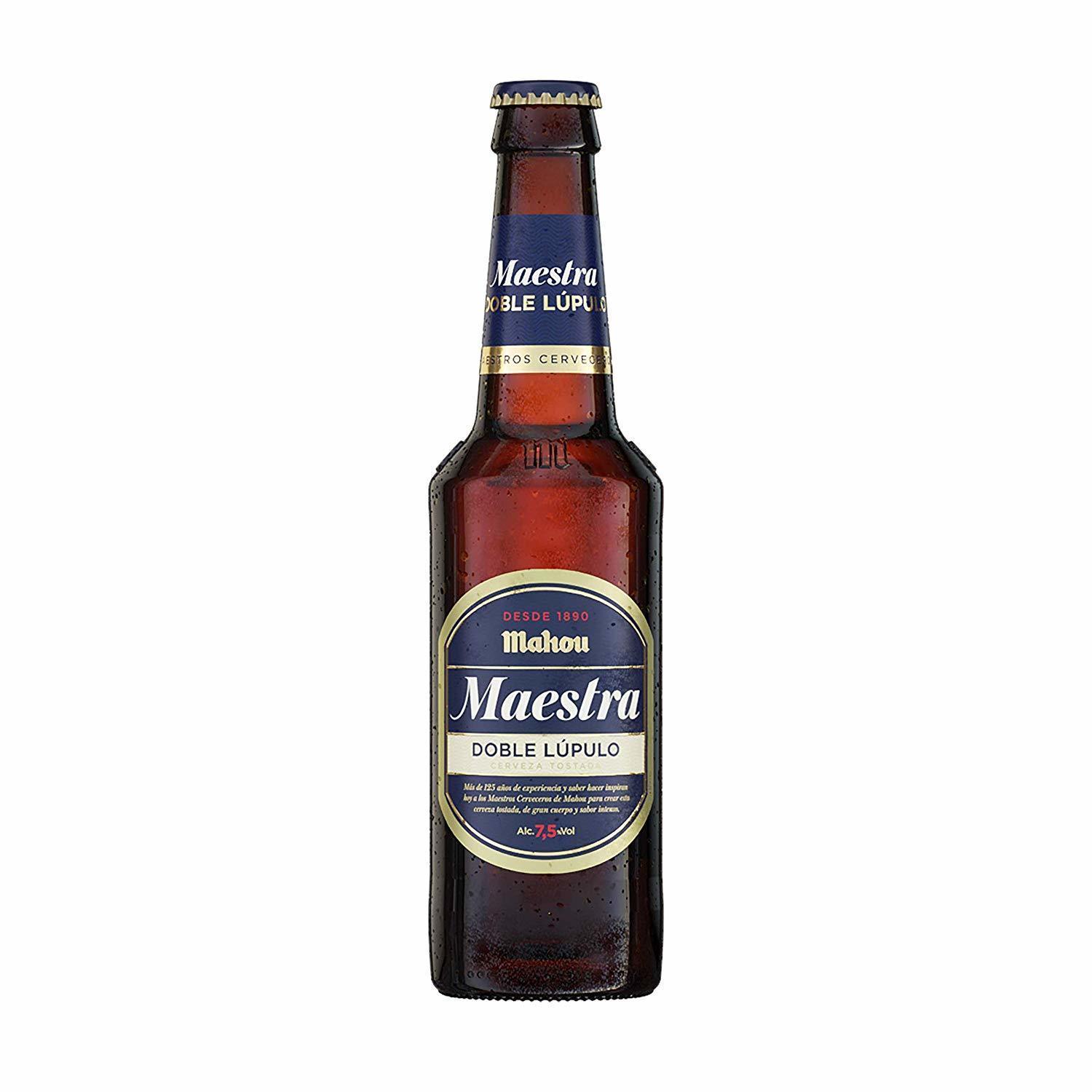 Producto Mahou Maestra Doble Lúpulo Cerveza Lager Tostada