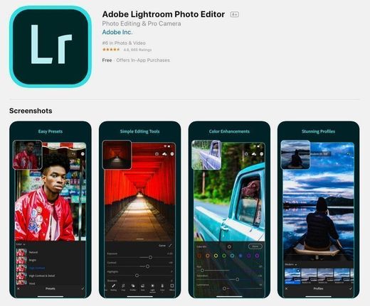 Lightroom Mobile Preset App