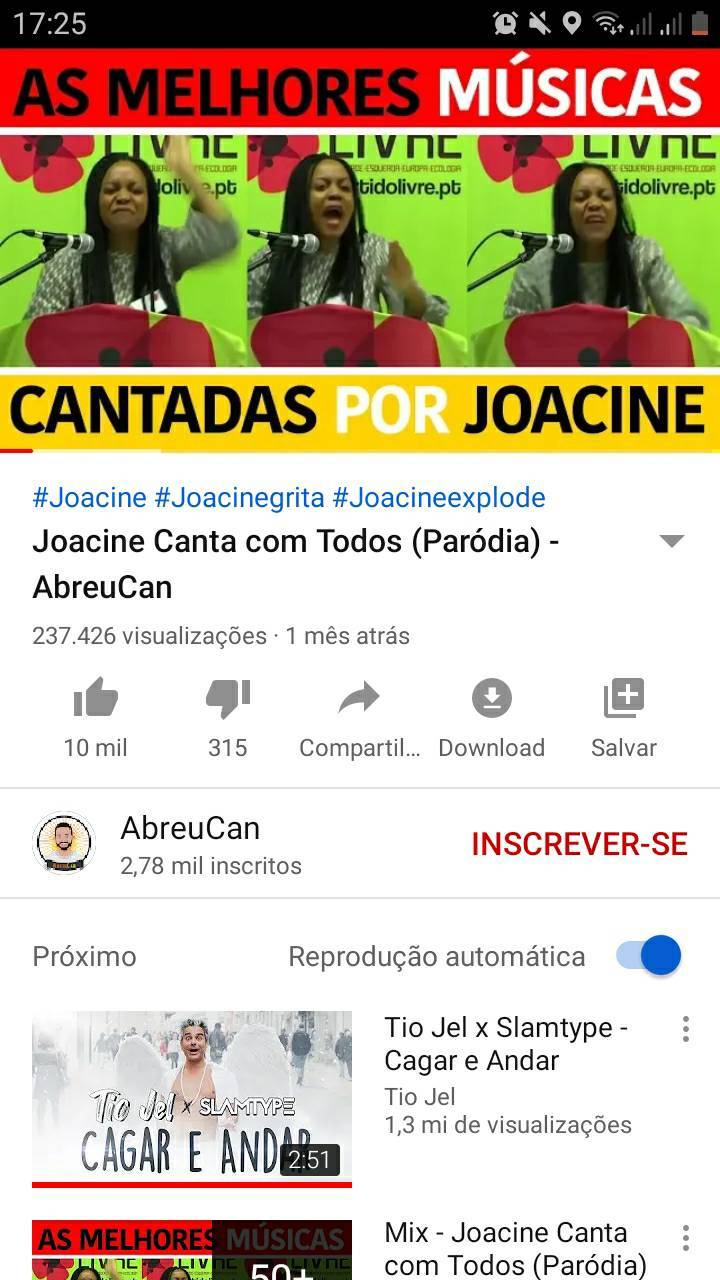 Music Joacine canta com todos