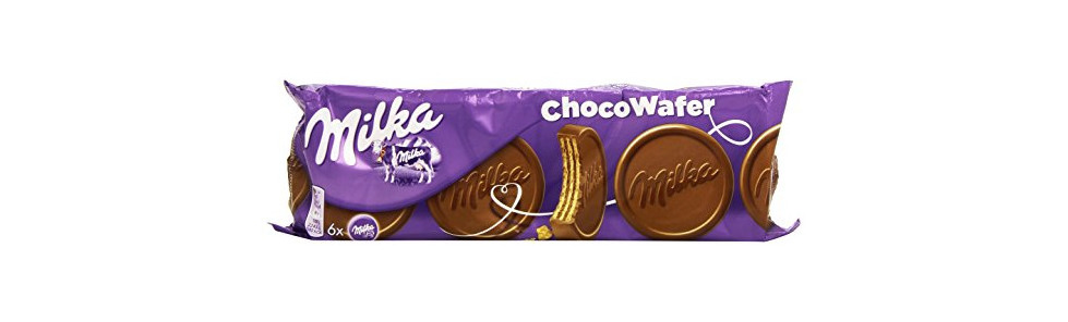 Social Milka Choco Wafer Barquillo con Relleno de Cacao