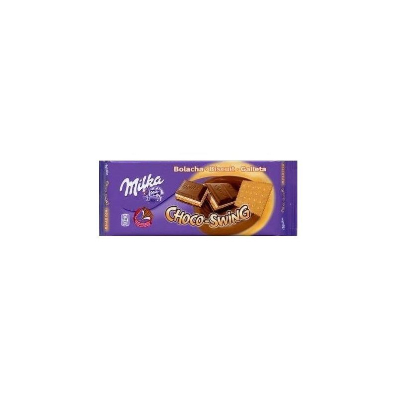 Social Milka Chocoswing Tableta De Chocolate Y Galleta Leche Con Cookies
