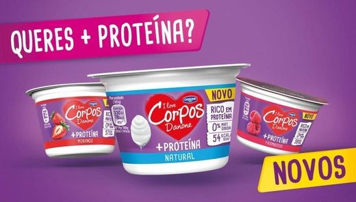 Iogurte corpos Danone