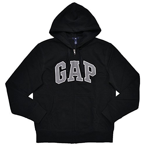 Social Gap Men's Fleece Arch Logo Sudadera con cremallera completa