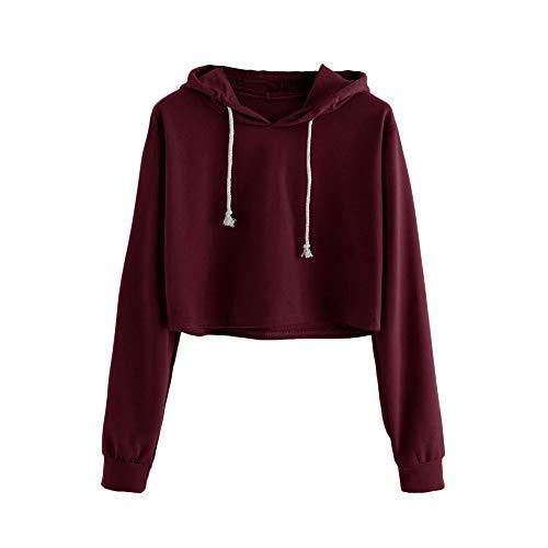 ZODOF Mujer Sudadera Manga Larga Invierno Otoño Moda Fashion Traje de Calle