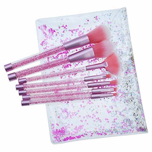 Producto VHJVBN Sintética 7Pcs Make Up Breshes Sombra De Cejas Quicksand Crystal Diamond