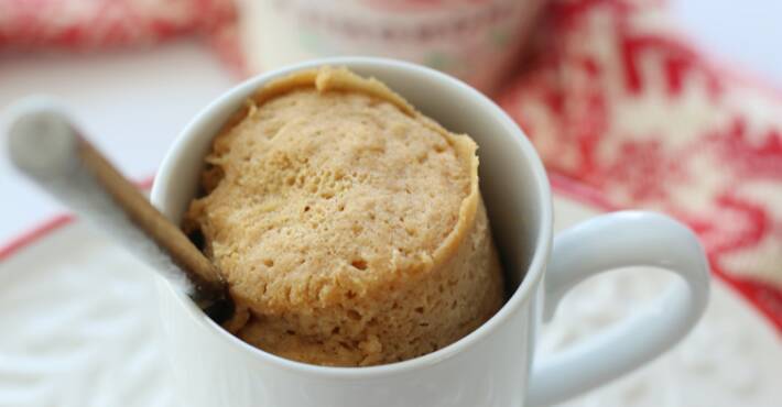 Fashion Bolo de Caneca com Banana e Coco