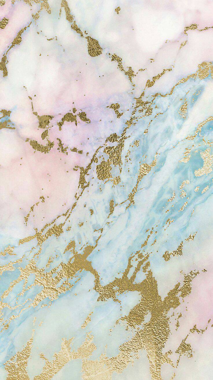 Moda Marble Pink Blue Gold