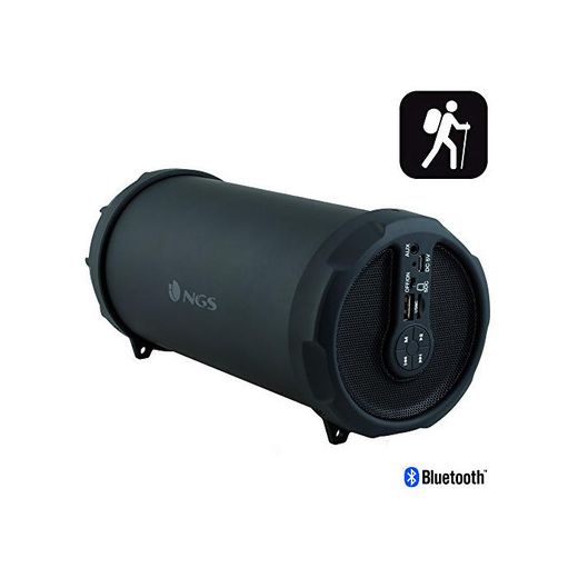 NGS Altavoz Roller Flow Mini Bluetooth 4.0 Negro