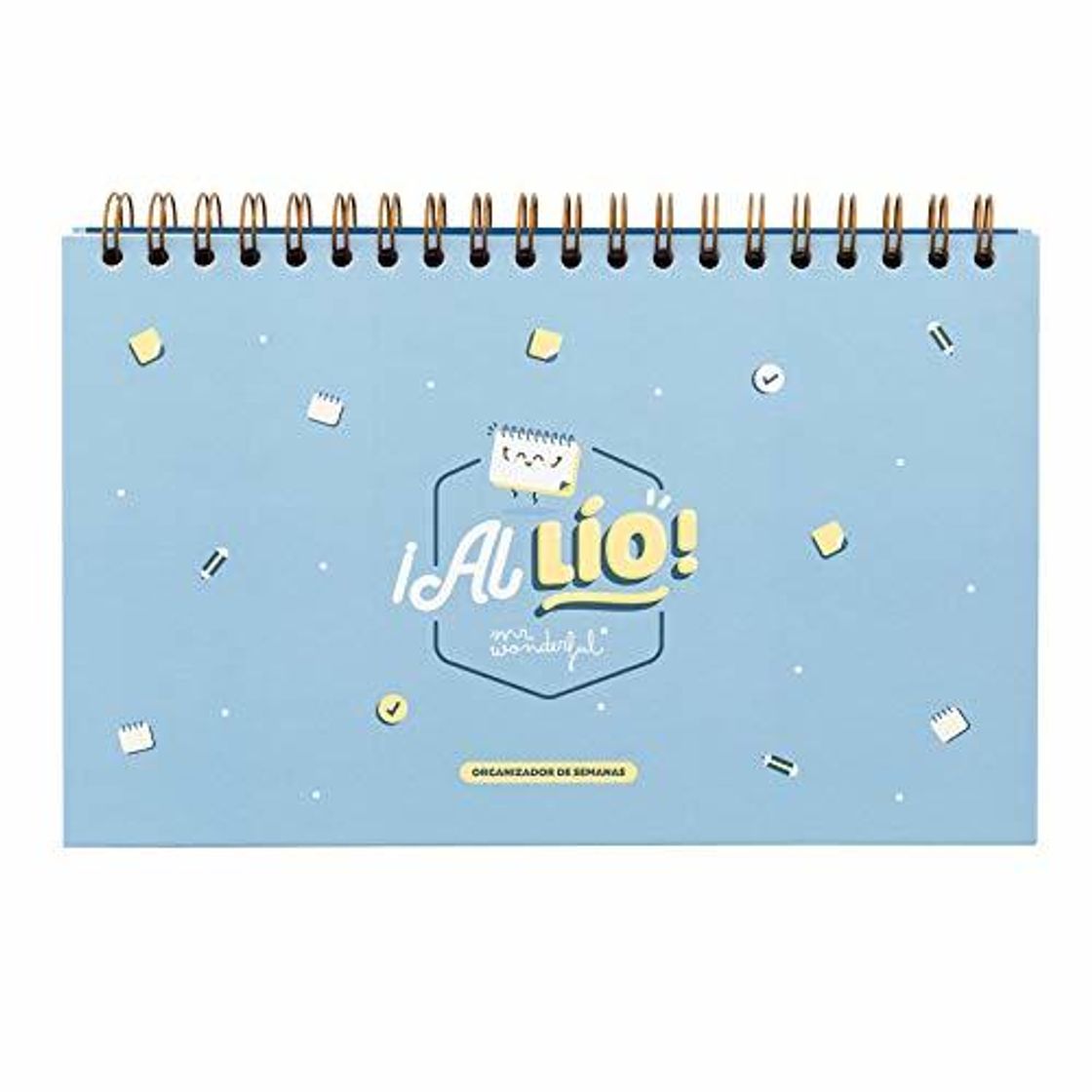 Social Mr. Wonderful Planificador para organizar Tus semanas-¡Al lío