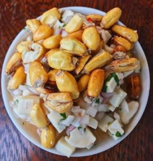 Ceviche de pota.