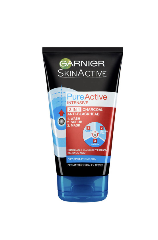 Product Garnier SkinActive 3 em 1 Carvão