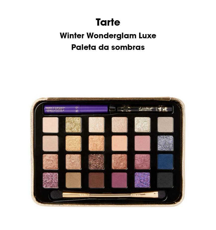 Moda Paleta Winter Wonderglam Tarte