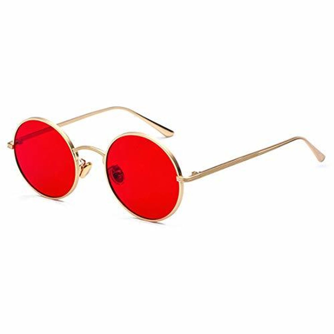 Product Inlefen Gafas de sol Hombres Mujeres Redondo Vintage Círculo estilo Gafas de