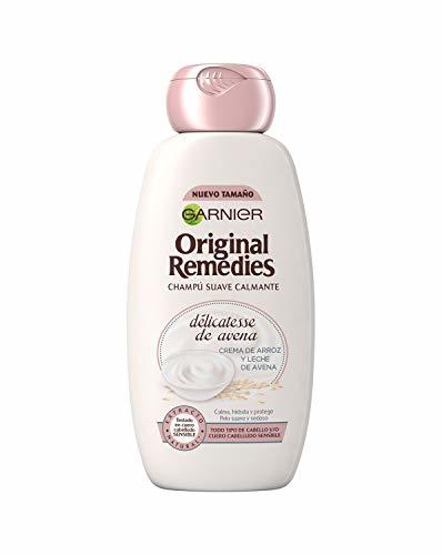 Product Garnier Original Remedies Delicatesse de Avena champú cuero cabelludo sensible