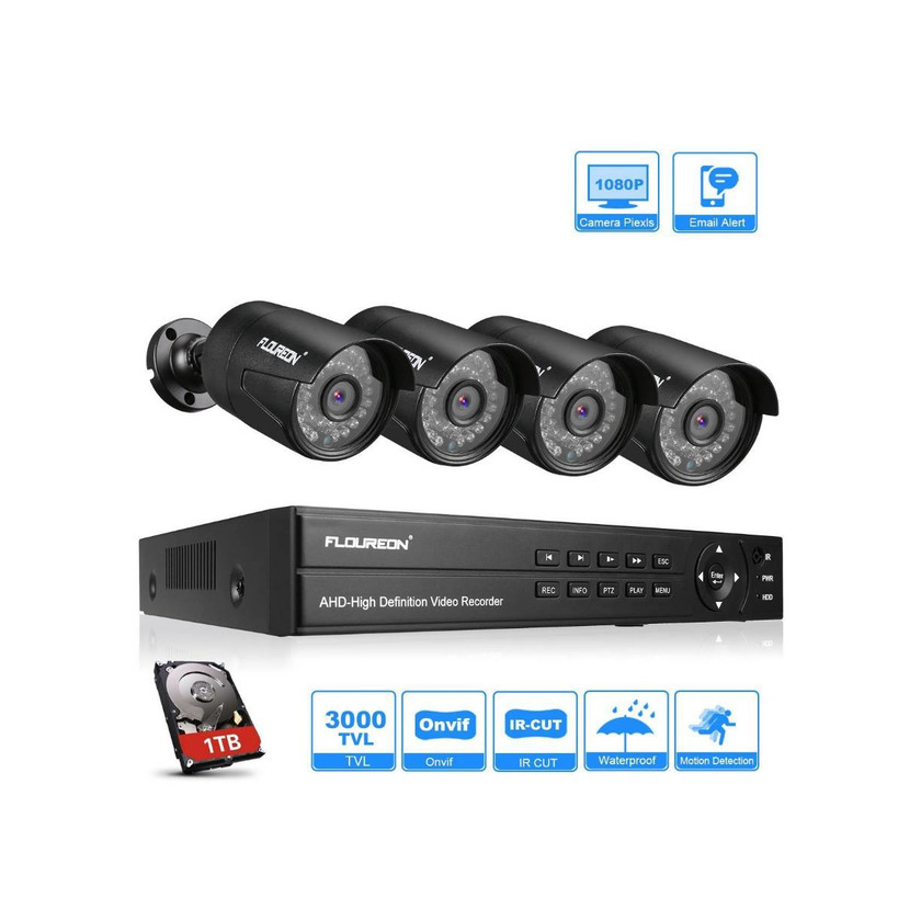 Products Kit CCTV FLOUREON 4CH